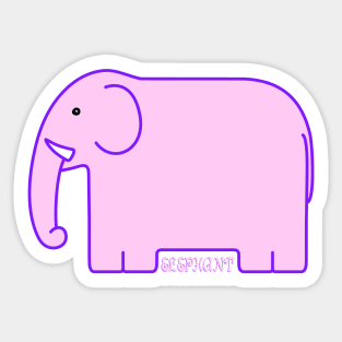 Elephant Sticker